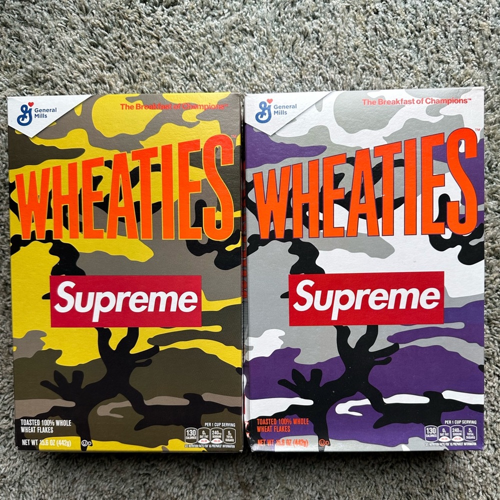 Supreme x Wheaties Cereal